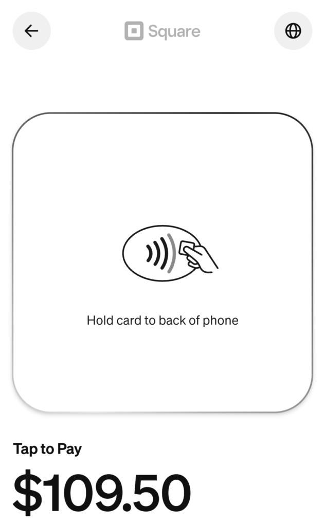 Tap To Pay Square Payment 1