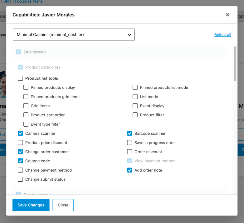 Pos User Management 7 Minimal Pos User Capabilities