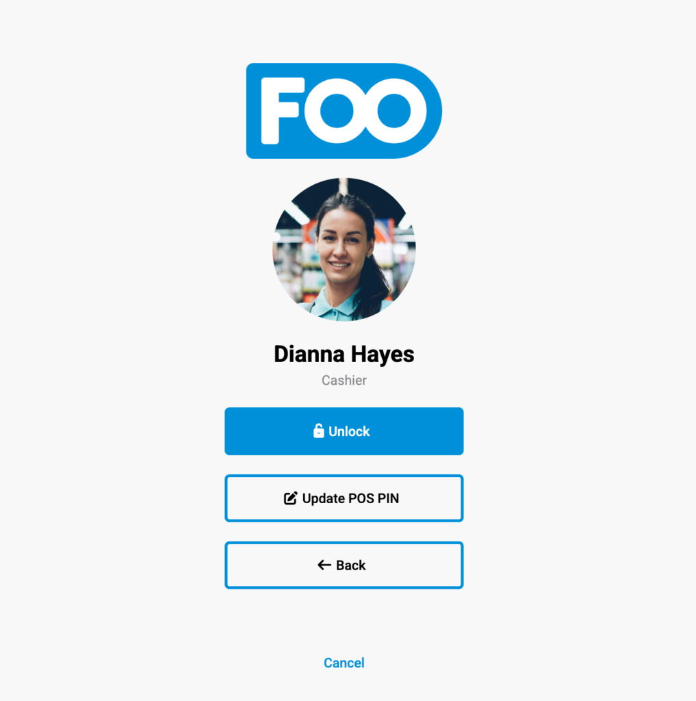 Pos User Management 12 Switch User Unlock